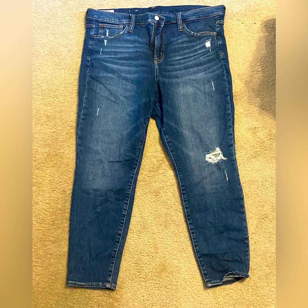 Gap Ankle High Rise Jeans- Plus Size